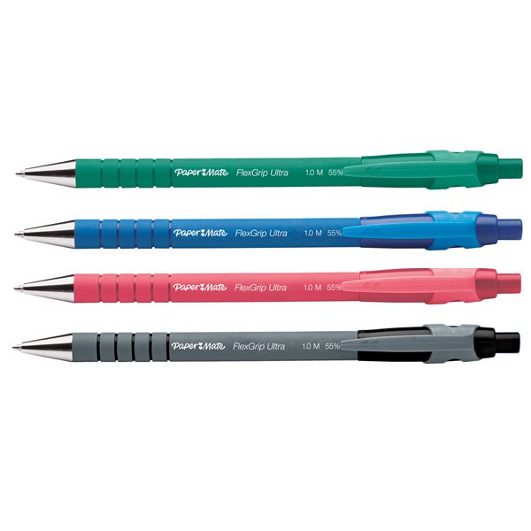 Office Expert  STYLO-BILLE PAPER MATE FLEXGRIP RETRACTABLE ENCRE