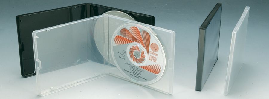 BOITIER CD SLIM TRANSPARENT 10P