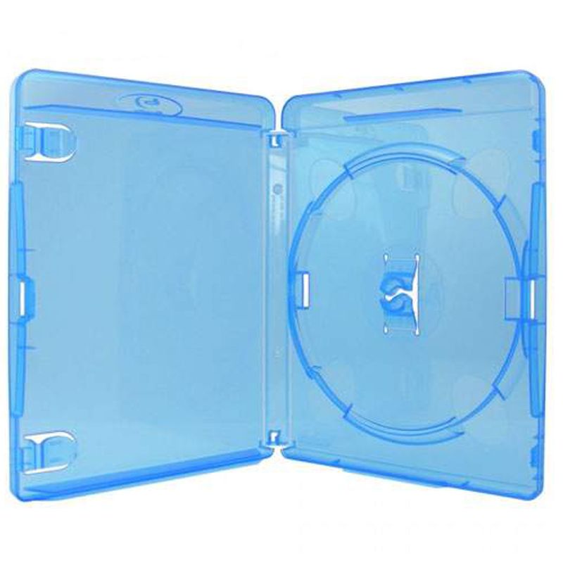 Boitier Blu-Ray 1 DVD bleu translucide 11 mm l'unité