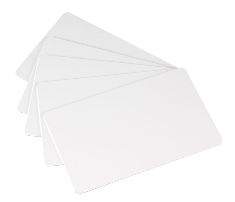 Cartes de lecteur PVC laminé vierge le 100