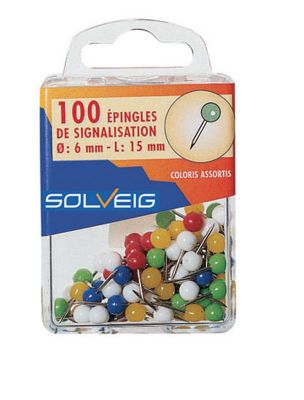 Epingles de signalisation t�te ronde