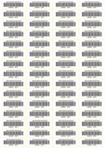 code barres planche 50x16 blanc