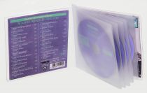 Etuis CD multi-volets semi rigide INT. papier non tissé ou PVC