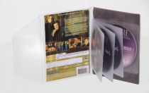 Etuis DVD feutrine grise avec passant transparent