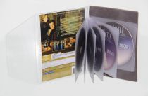 Etuis DVD feutrine grise avec passant transparent