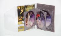 Etuis DVD feutrine grise avec passant transparent