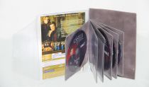 Etuis DVD feutrine grise avec passant transparent