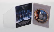 Etuis DVD feutrine grise avec passant transparent