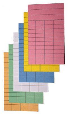 Fiches de pr�t couleur