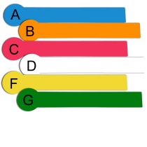 Intercalaires &agrave; t&ecirc;te ronde