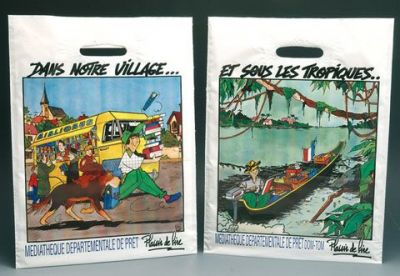 Sacs plastiques M�diath�que D�partementale