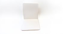 Serre-livres en t&ocirc;le d\'acier blanc