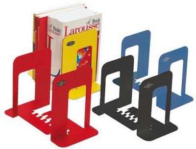 Serre-livres m�talliques � cr�maill�re