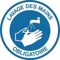 Signalétique adhésive Covid 19