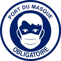 Signalétique adhésive Covid 19