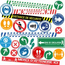 Signposting stickers