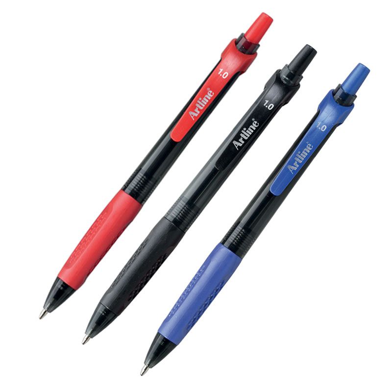 Stylo bille Artline rétractable 1mm