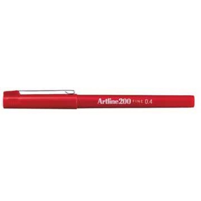 ARTLINE Stylo Feutre 200 Permanent Indélébile Pointe 0,4 mm Bleu x